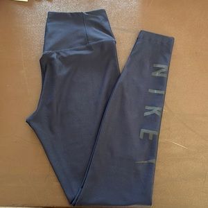 Navy Blue Nike Dri-Fit Leggings